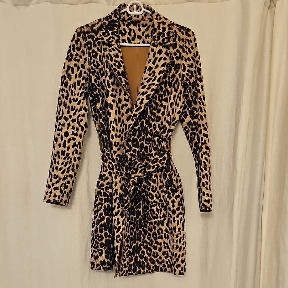 Love Token Animal Print Blouse